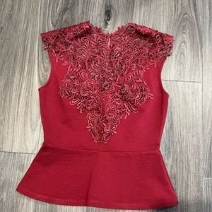 Bebe Sexy Top in Red